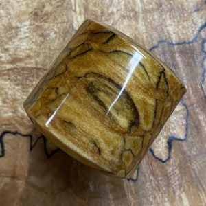 Spalted Alder Butt Caps